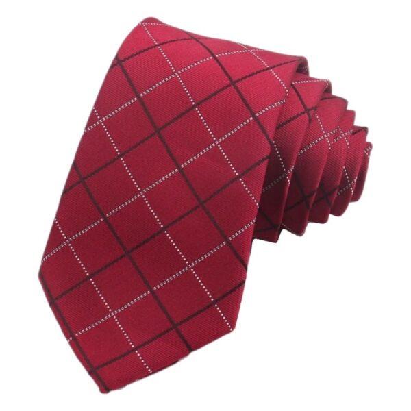Λεπτή ανδρική γραβάτα Original Men's Fashion Royal Red 6 εκ., κόκκινη