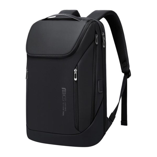 Αδιάβροχο υφασμάτινο σακίδιο πλάτης Bange για laptop 15,6", μαύρο