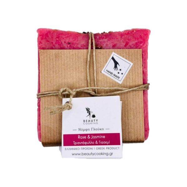 Χειροποίητο σαπούνι Beautycooking Rose-Jasmine, 120 gr