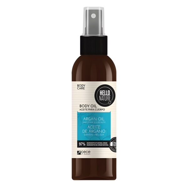 Λάδι σώματος Cece of Sweden Hello Nature Bio Argan, 130 ml