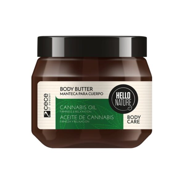 Body butter Cece of Sweden Hello Nature Bio Cannabis, 250 ml