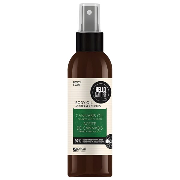 Λάδι σώματος Cece of Sweden Hello Nature Bio Cannabis, 130 ml