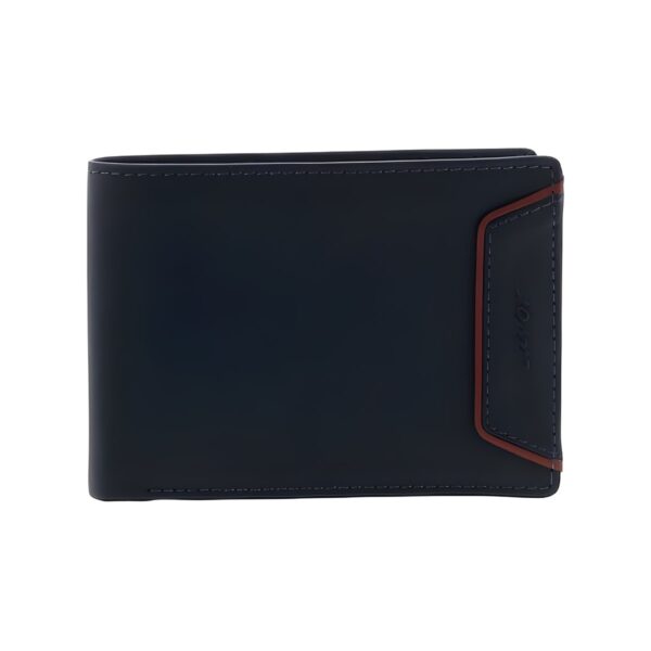 Δερμάτινο ανδρικό πορτοφόλι Lavor με προστασία RFID, μπλε