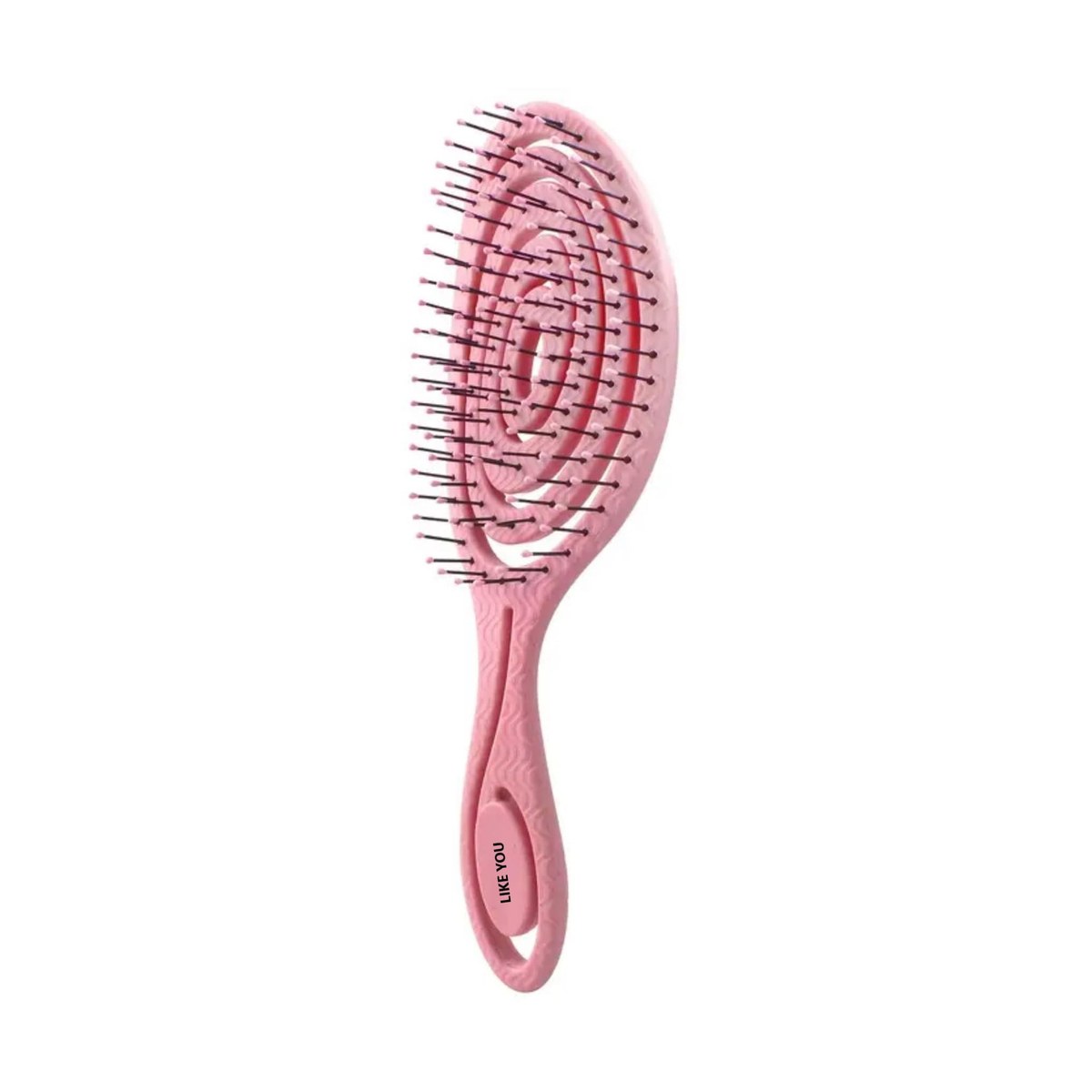 Βιολογική βούρτσα μαλλιών Like You Bio-brush, ροζ