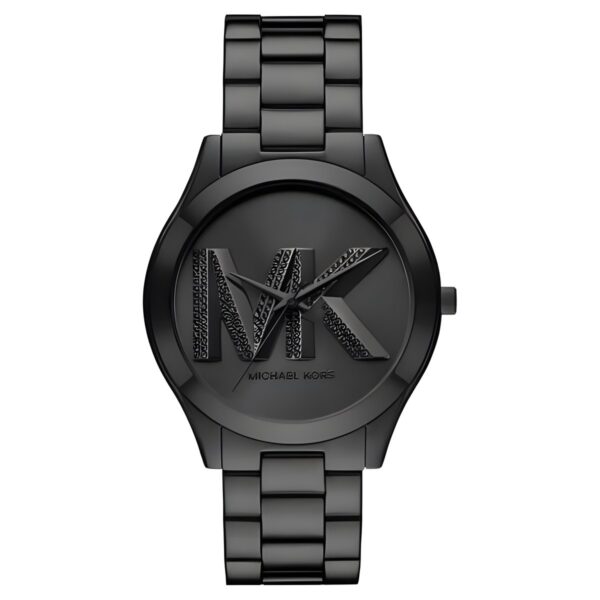Γυναικείο ρολόι Michael Kors Slim Runway με μαύρο μεταλλικό μπρασελέ, 42 mm