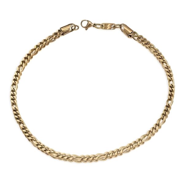 Ανδρική ατσάλινη αλυσίδα λαιμού Original Men's Fashion Rope Premium, 58 εκ., χρυσή