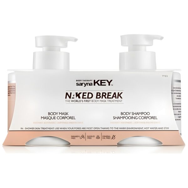 Σετ περιποίησης σώματος Saryna Key Body Therapy Naked Break, 2x500 ml