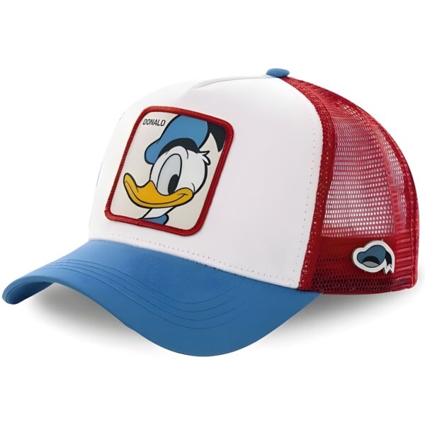 Παιδικό υφασμάτινο καπέλο jockey Super Kids Caps Donald Duck, λευκό