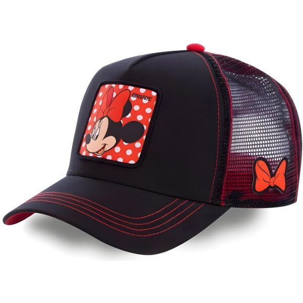 Παιδικό υφασμάτινο καπέλο jockey Super Kids Caps Minnie Mouse, μαύρο