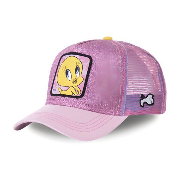 Παιδικό υφασμάτινο καπέλο jockey Super Kids Caps Titi, ροζ