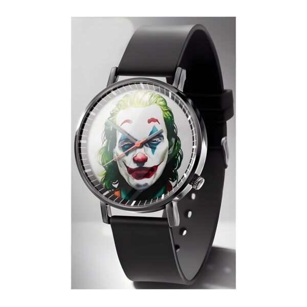Παιδικό αναλογικό ρολόι Joker με λουράκι καουτσούκ/πλαστικό, λευκό