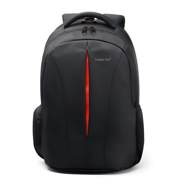 Αδιάβροχο υφασμάτινο σακίδιο πλάτης Tigernu για laptop 15,6", μαύρο και πορτοκαλί