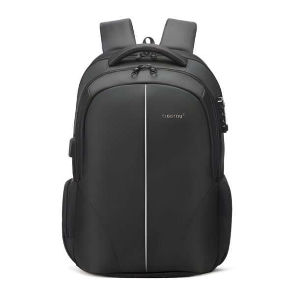 Υφασμάτινο αδιάβροχο σακίδιο πλάτης Tigernu για laptop 17", μαύρο